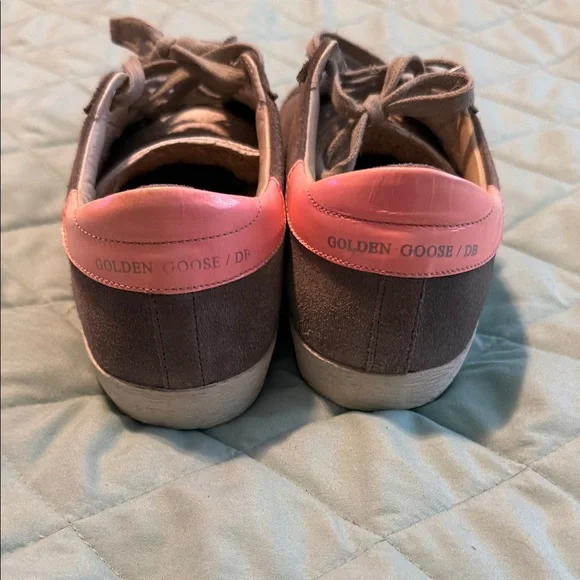 Golden Goose Gray and Pink Sneakers - Picture 4 of 4